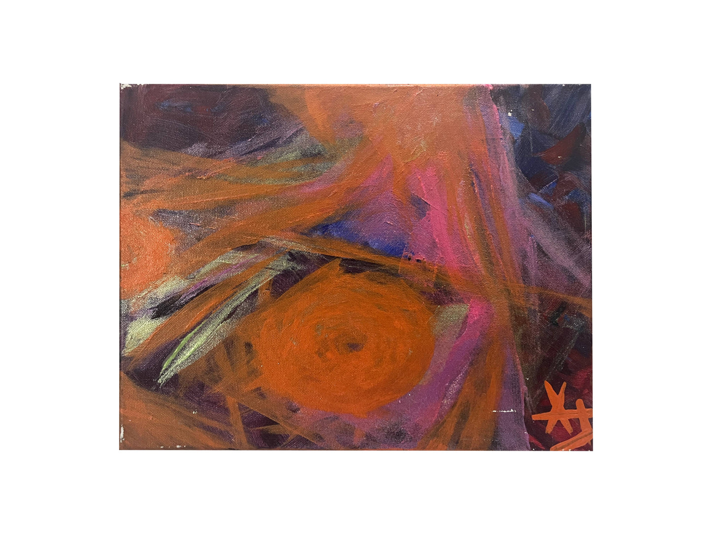 "Spin" Abstract Acrylic Painting