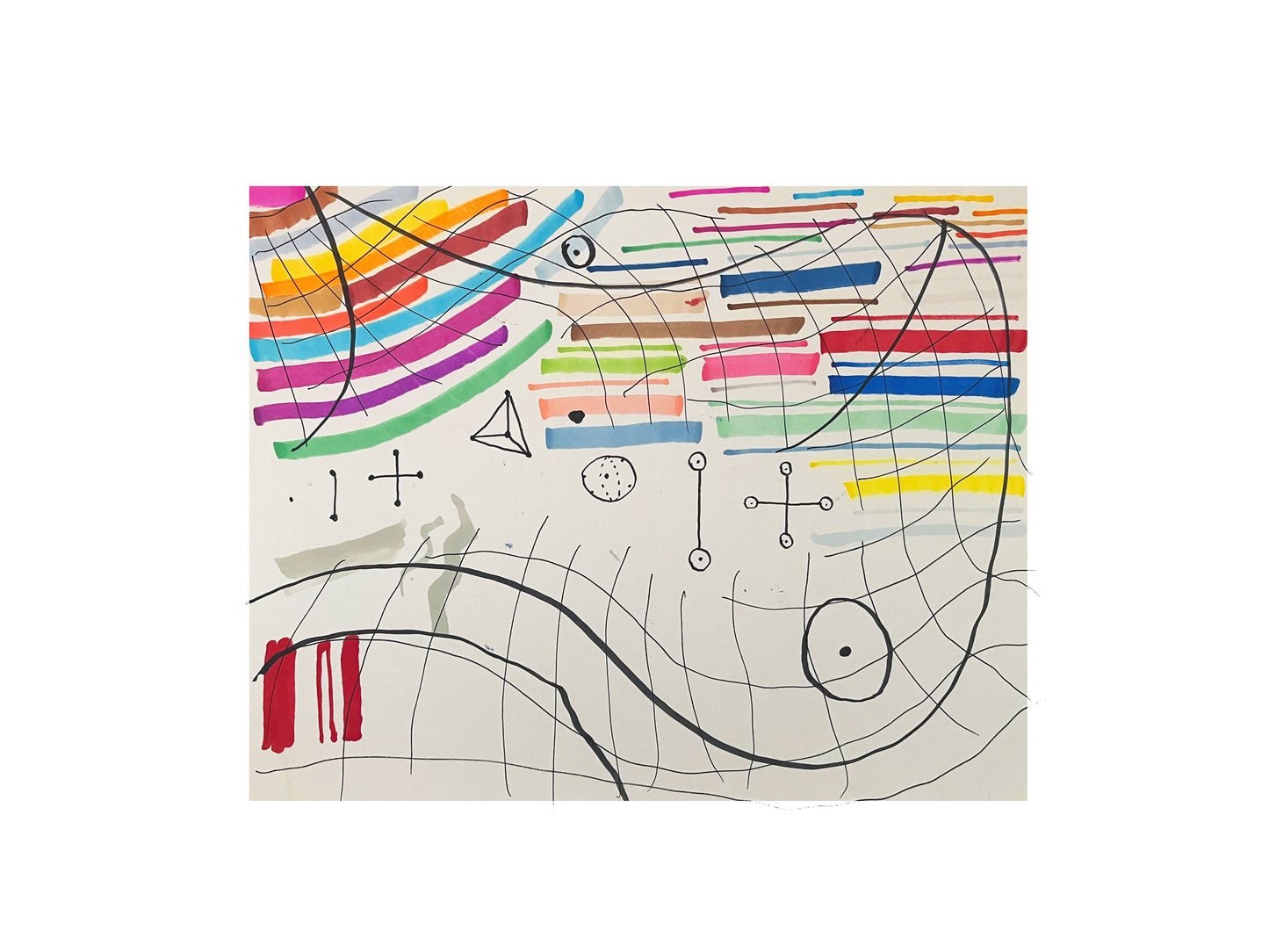 "Untitled" Original Abstract Drawing