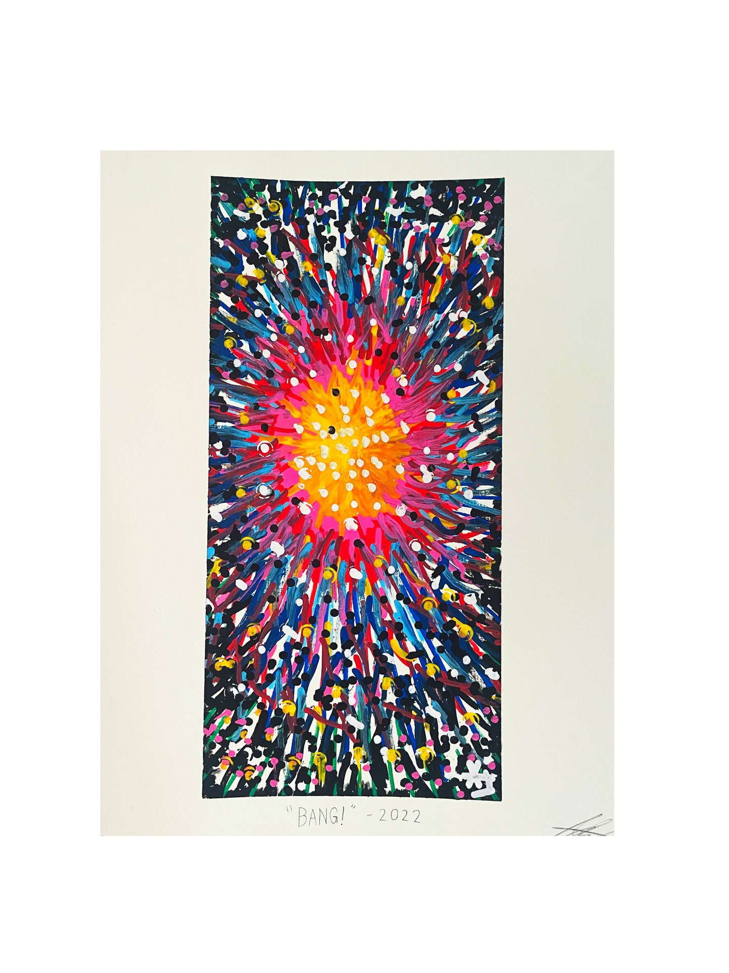 "BANG!" Abstract Acrylic Painting