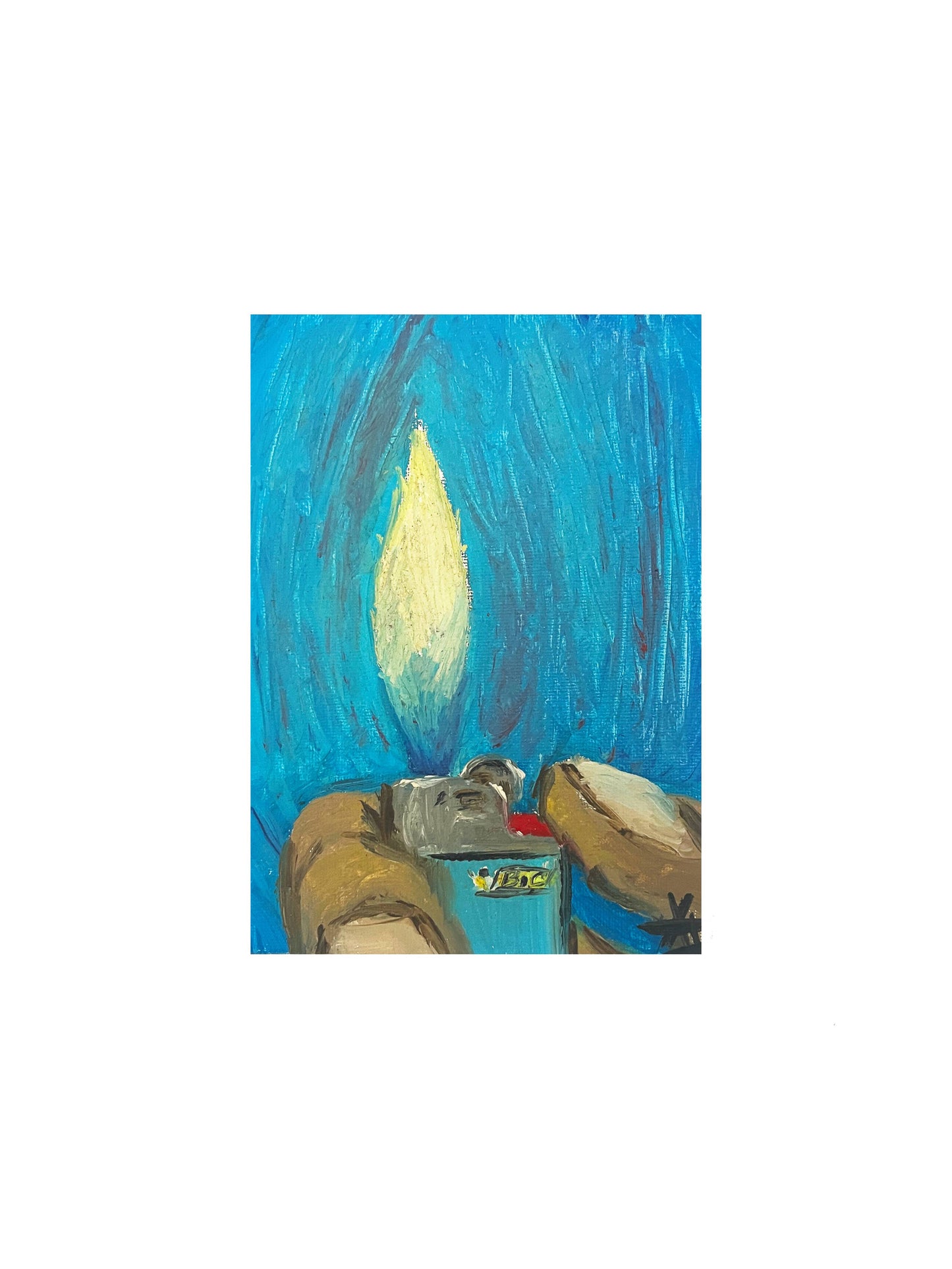 "Fuego" Oil Painting