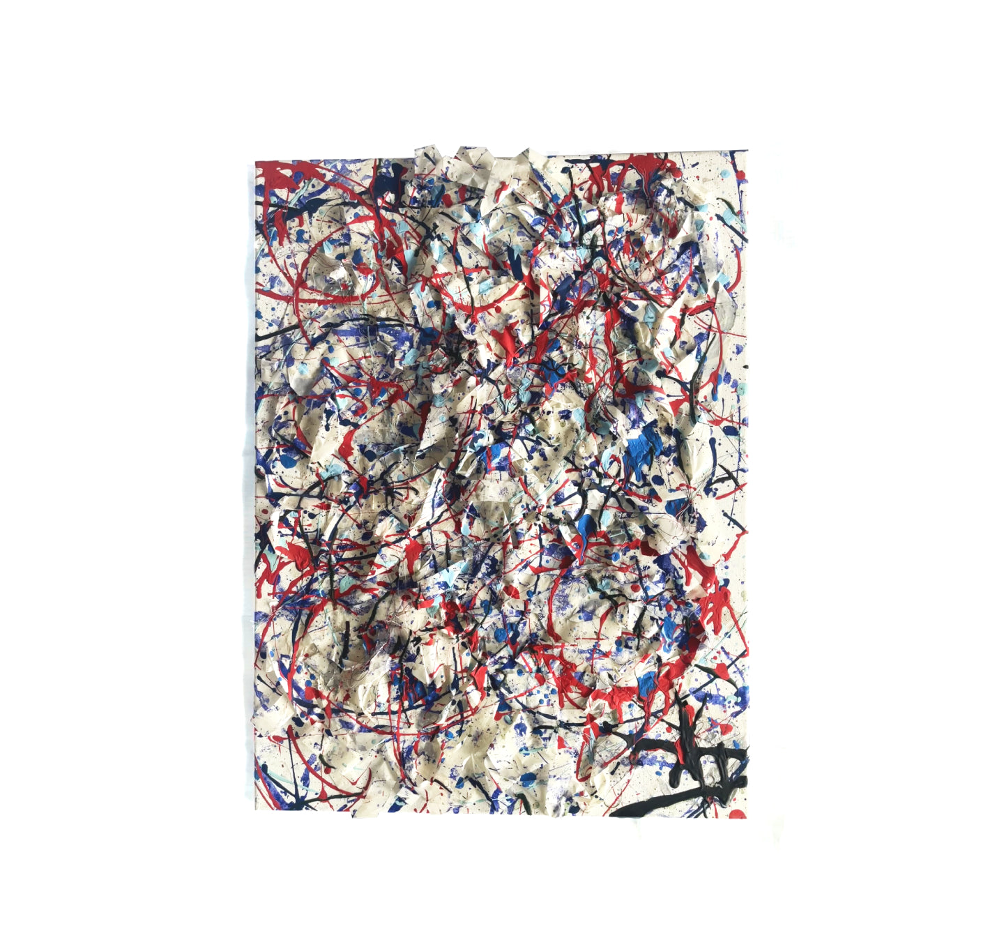 "Untitled" Abstract Mixed Media Artwork