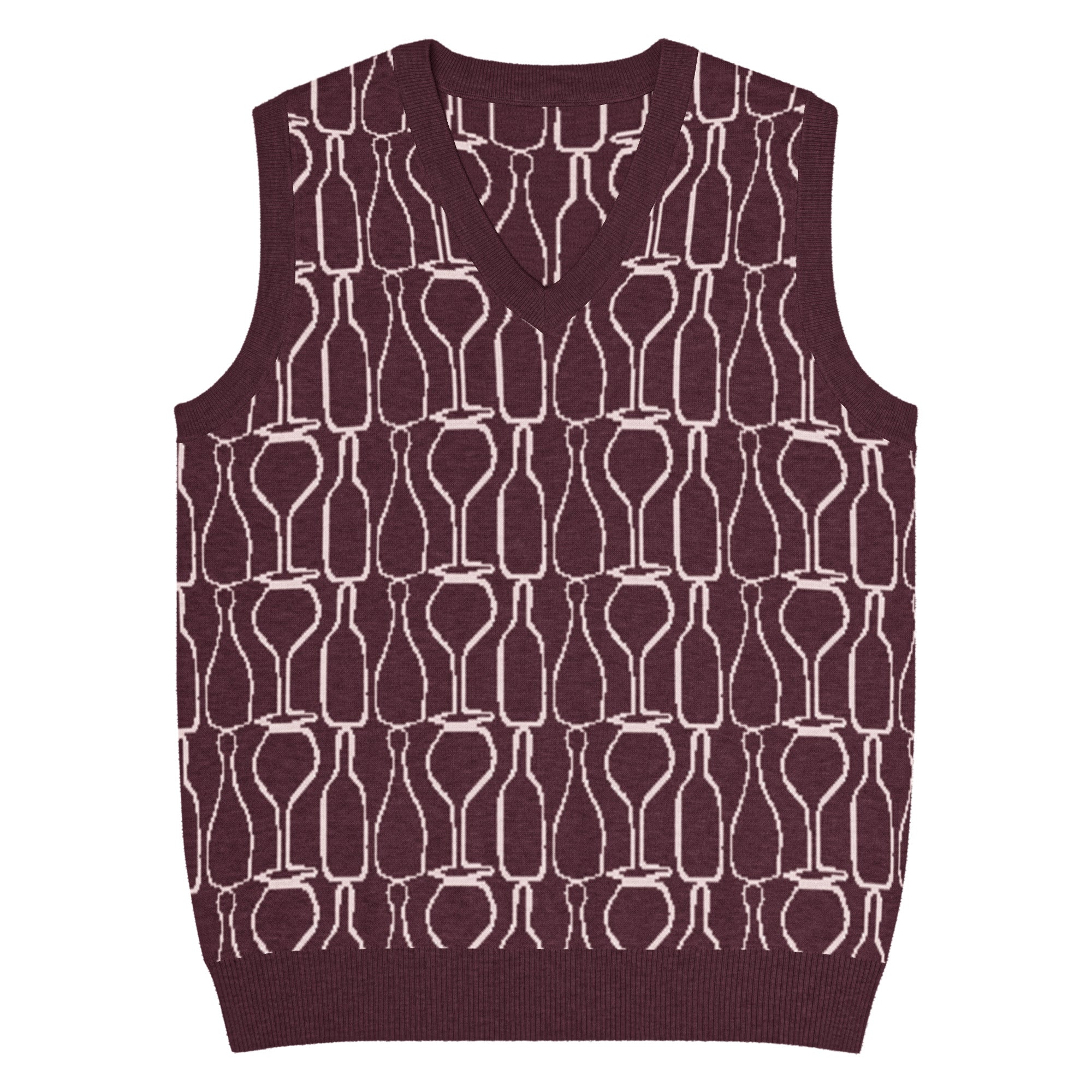 Vintage AJ Knit V-neck Vest – Alec Johnson Art
