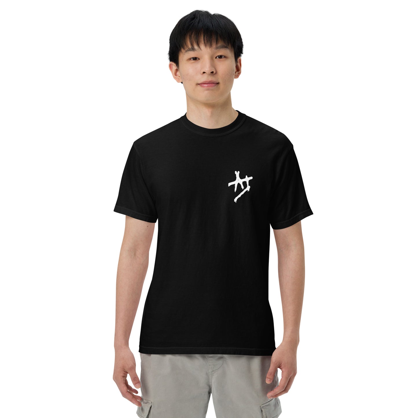 AJ Logo/Chaos Face T-Shirt (light variant)