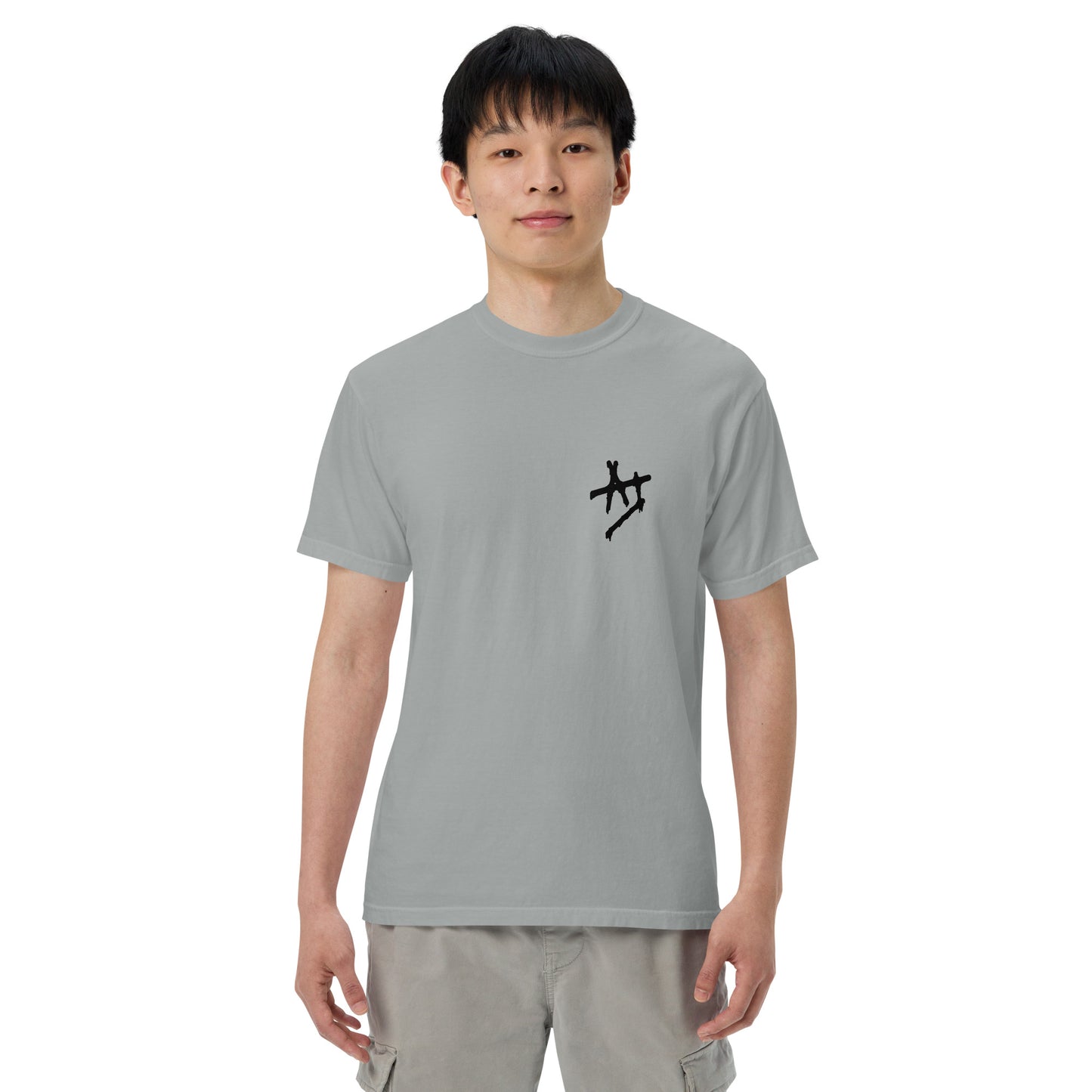AJ Logo/Chaos Face T-Shirt (dark variant)